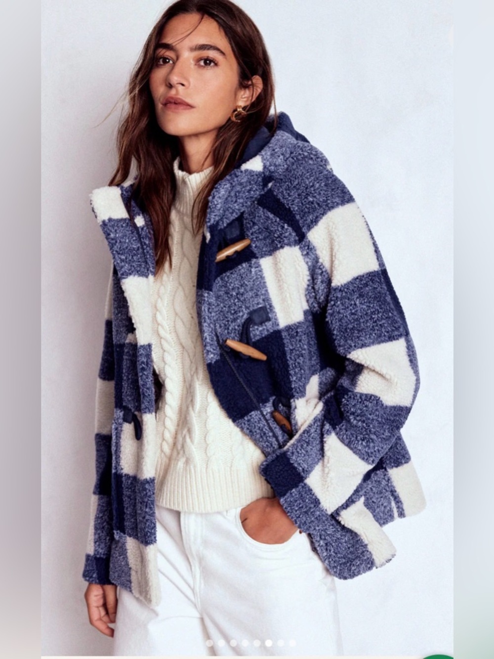 NEW! BODEN Borg Duffle Coat